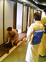 和食店舗のオープンに備えた研修